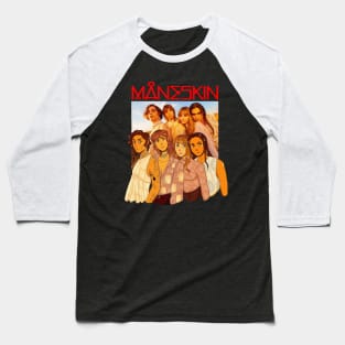 Draw - Maneskin Baseball T-Shirt